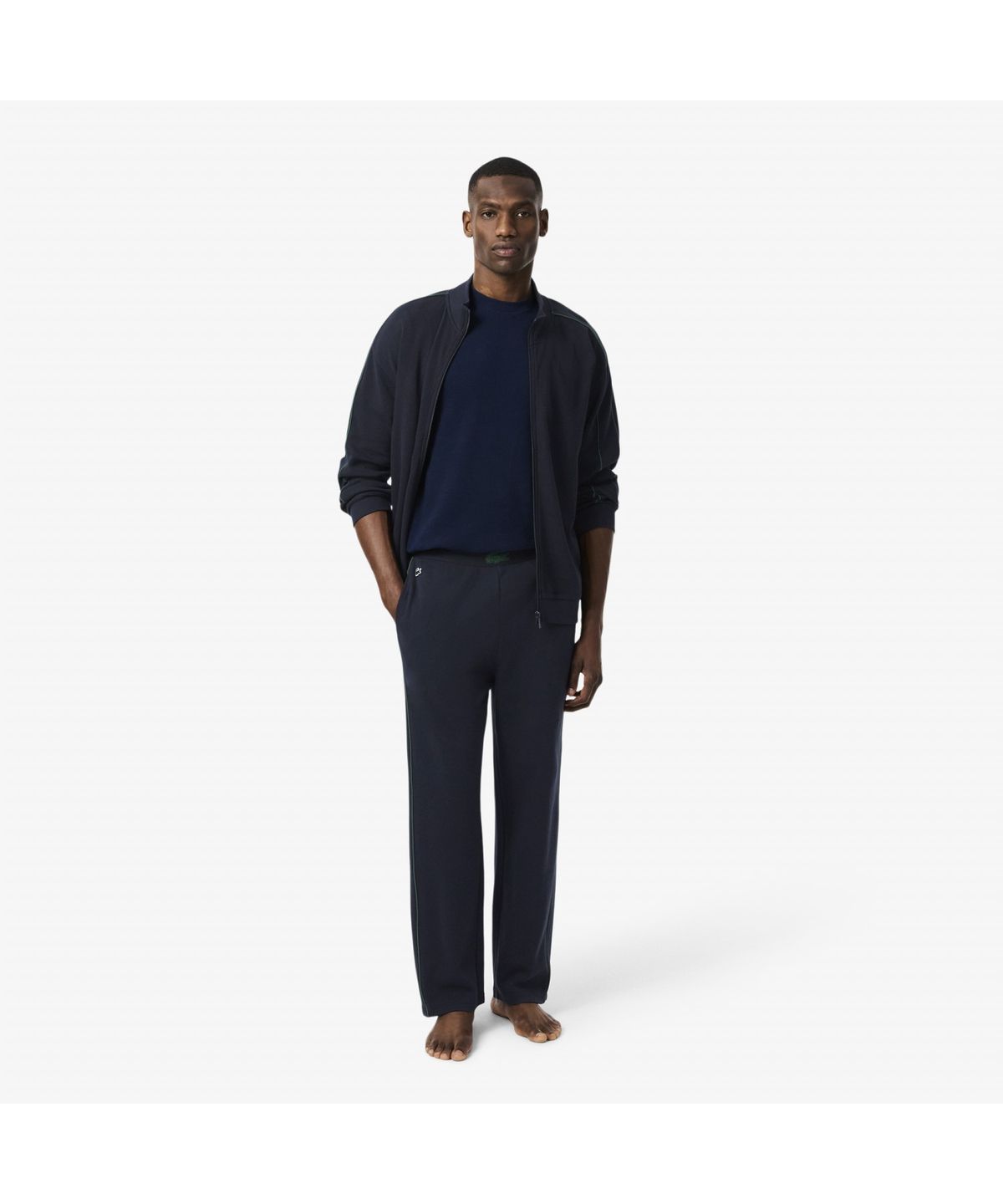 라코스테(LACOSTE) 남성 와플 저지 팬츠 3H0981-55N FW7