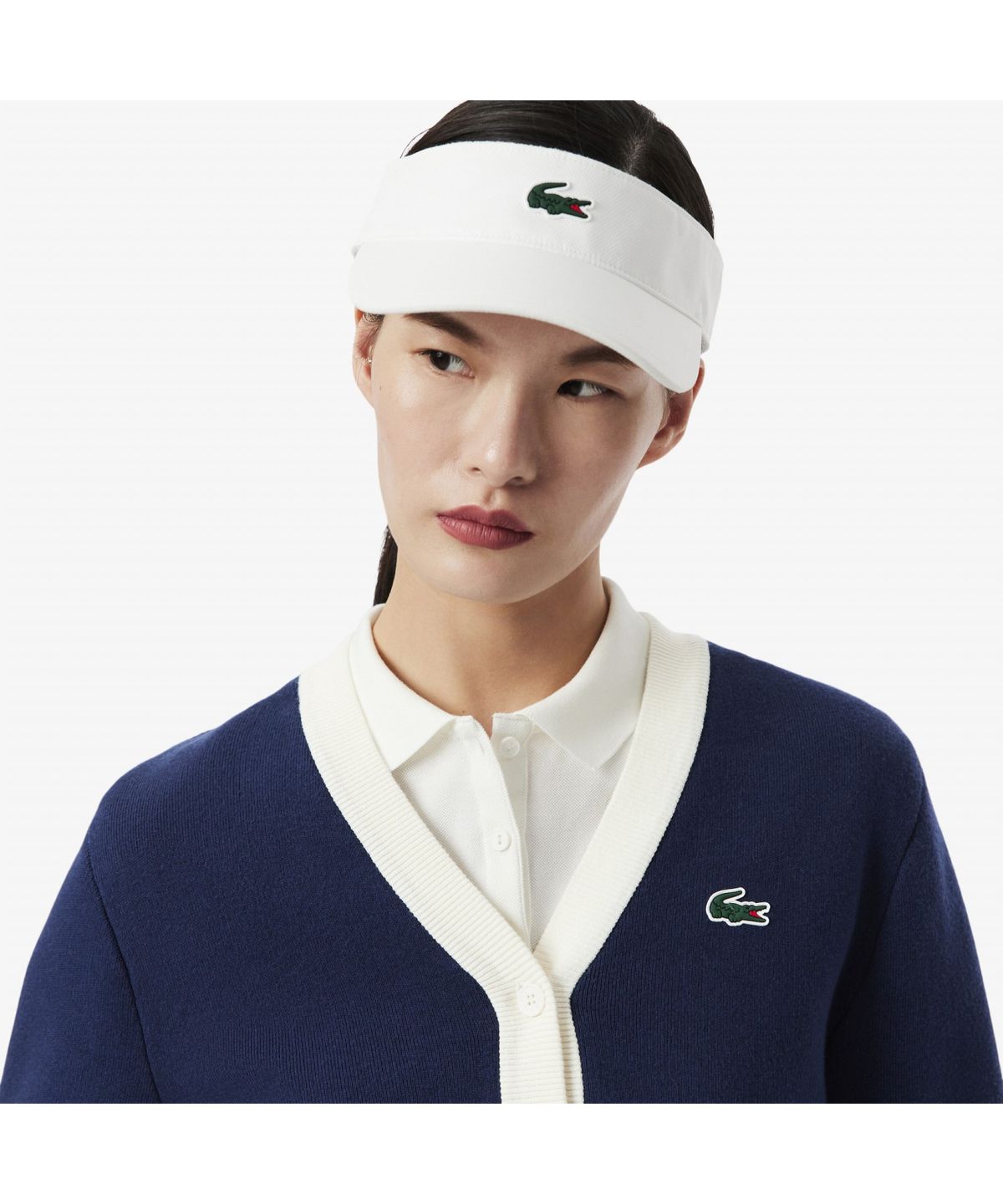 라코스테(LACOSTE) 여성 골프 방풍 가디건 AF4568-55N HHW