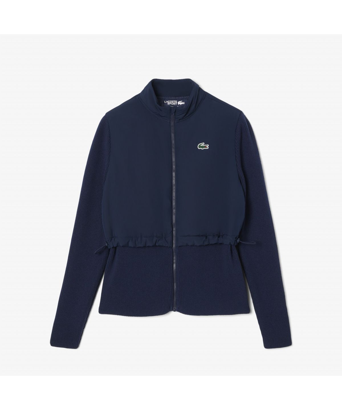 라코스테(LACOSTE) 여성 테니스 헤리티지 스웨터 하이브리드 블루종 BF4556-55N 166