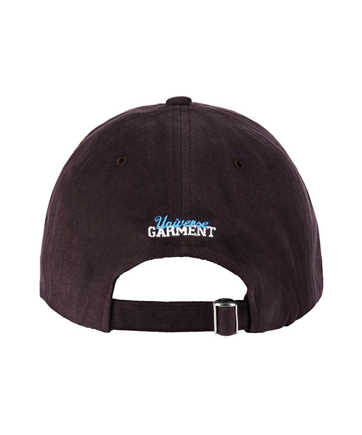 유니버스 가먼트(UNIVERSE GARMENT) 에센셜 로고 볼캡_BROWN