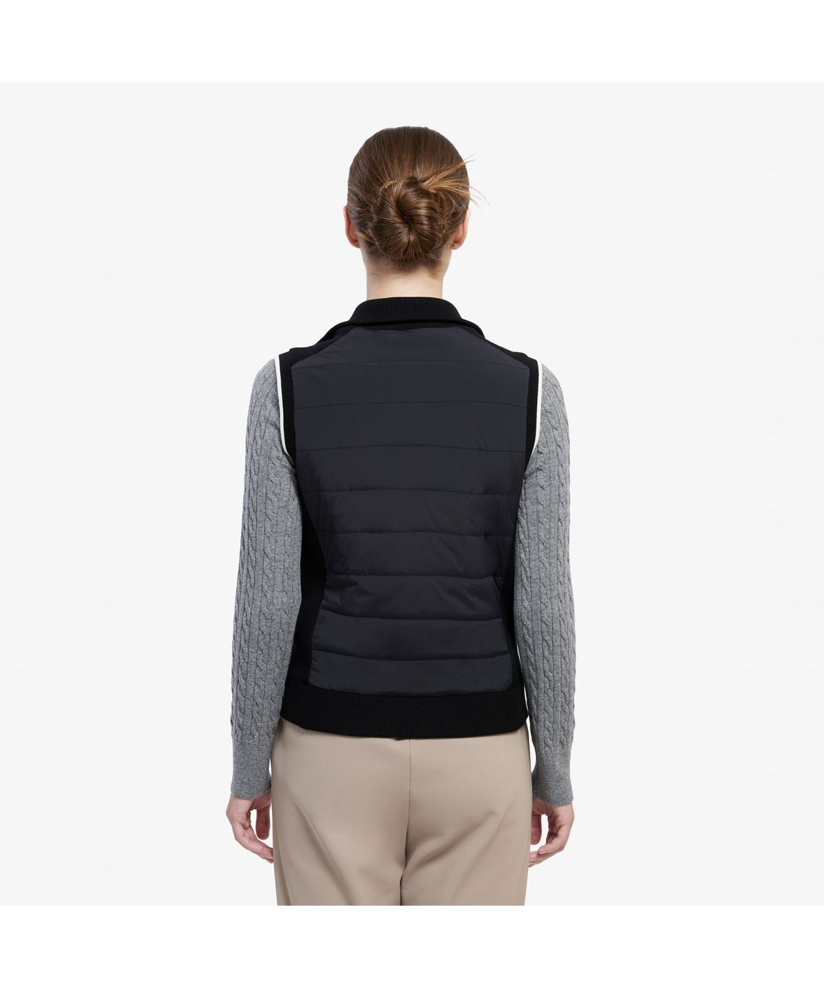 라코스테(LACOSTE) 여성 골프 패딩 스웨터 베스트 AF815E-55N 031