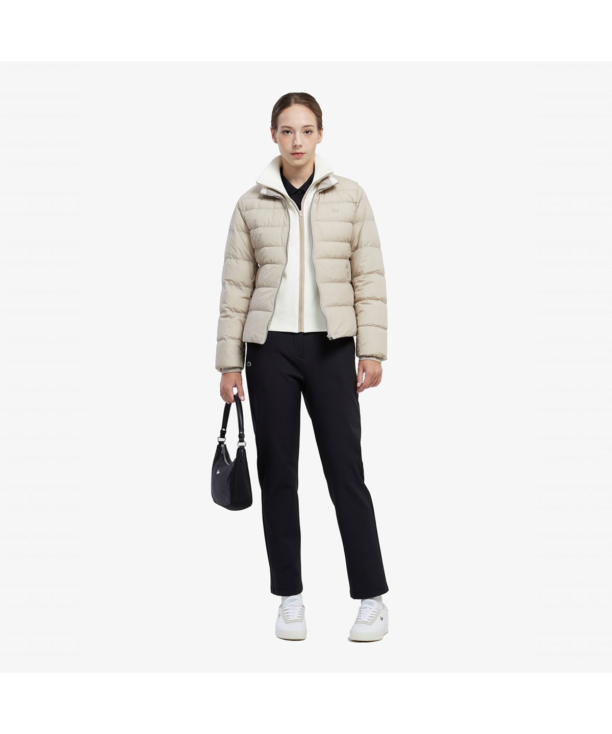 라코스테(LACOSTE) 여성 골프 패딩 스웨터 베스트 AF815E-55N 001