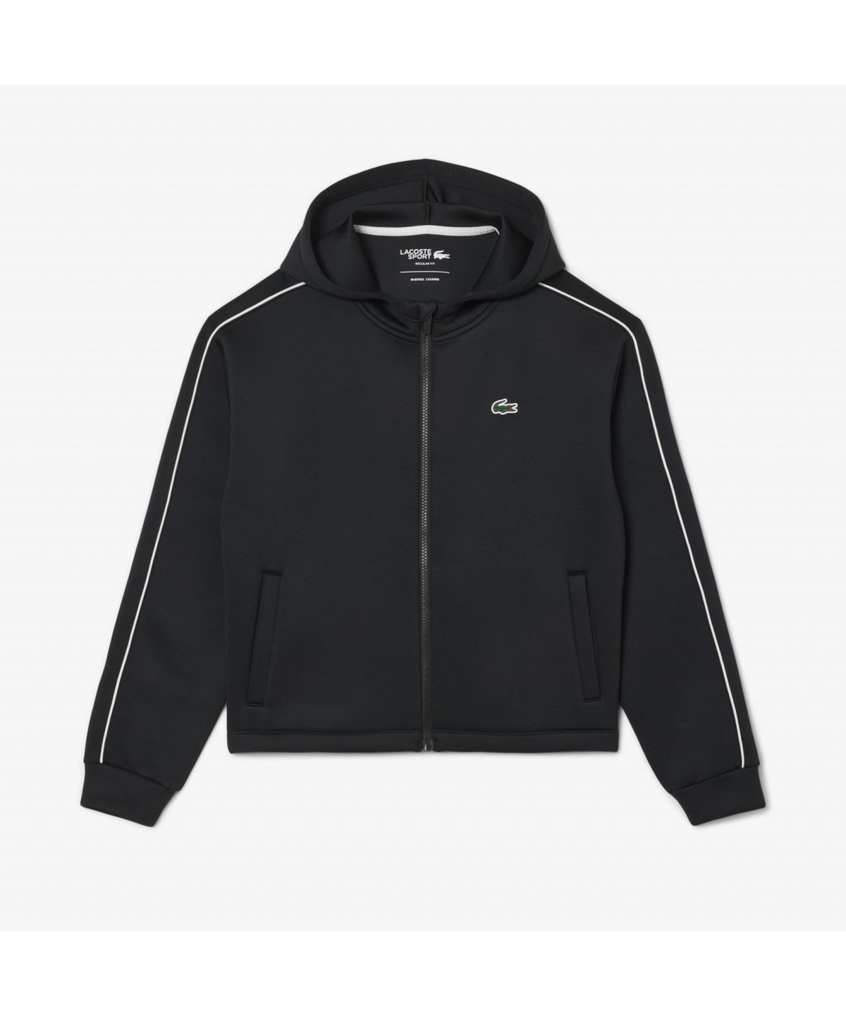 라코스테(LACOSTE) 여성 트레이닝 파이핑 후드 스웻셔츠 SF8641-55N 9M0