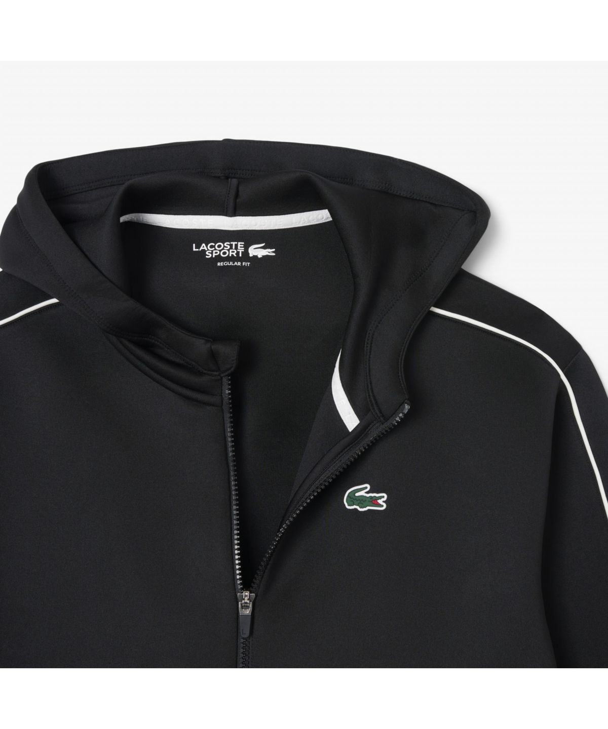 라코스테(LACOSTE) 여성 트레이닝 파이핑 후드 스웻셔츠 SF8641-55N 9M0