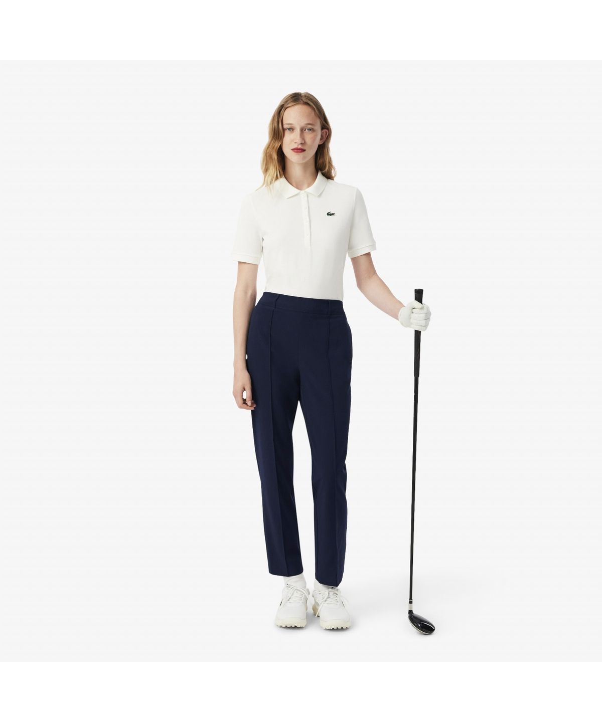 라코스테(LACOSTE) 여성 골프 슬림핏 팬츠 HF7469-55N 166