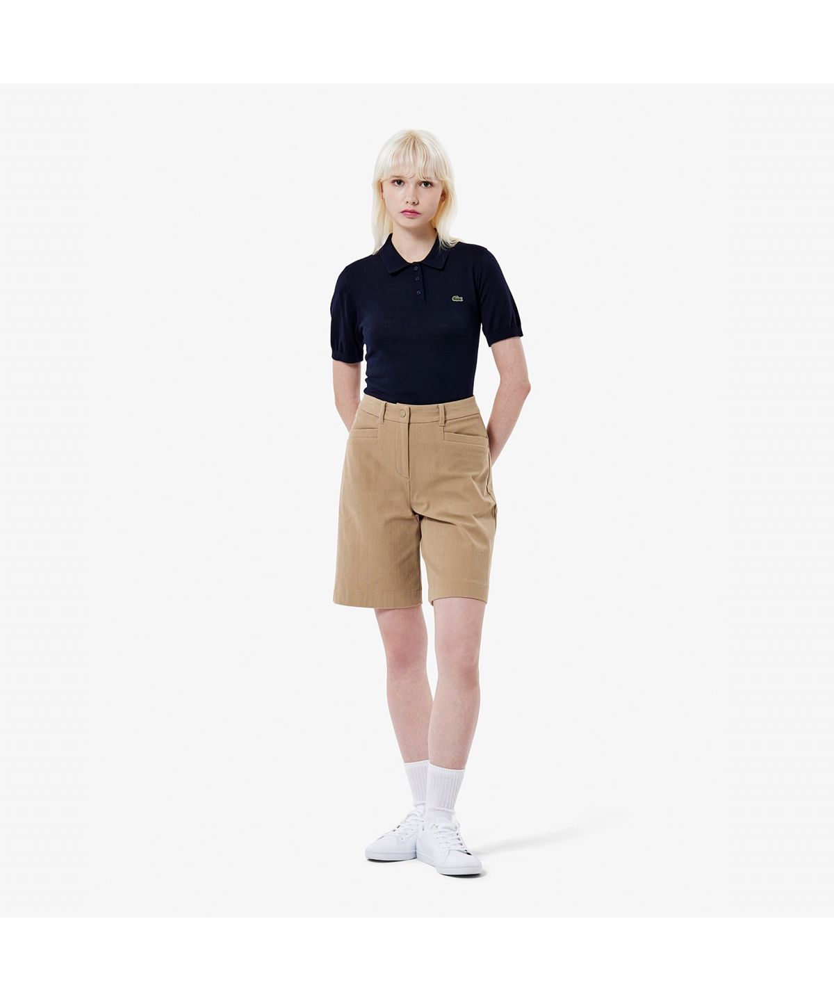 라코스테(LACOSTE) 여성 골프 버뮤다 팬츠 FF309E-55N 02S