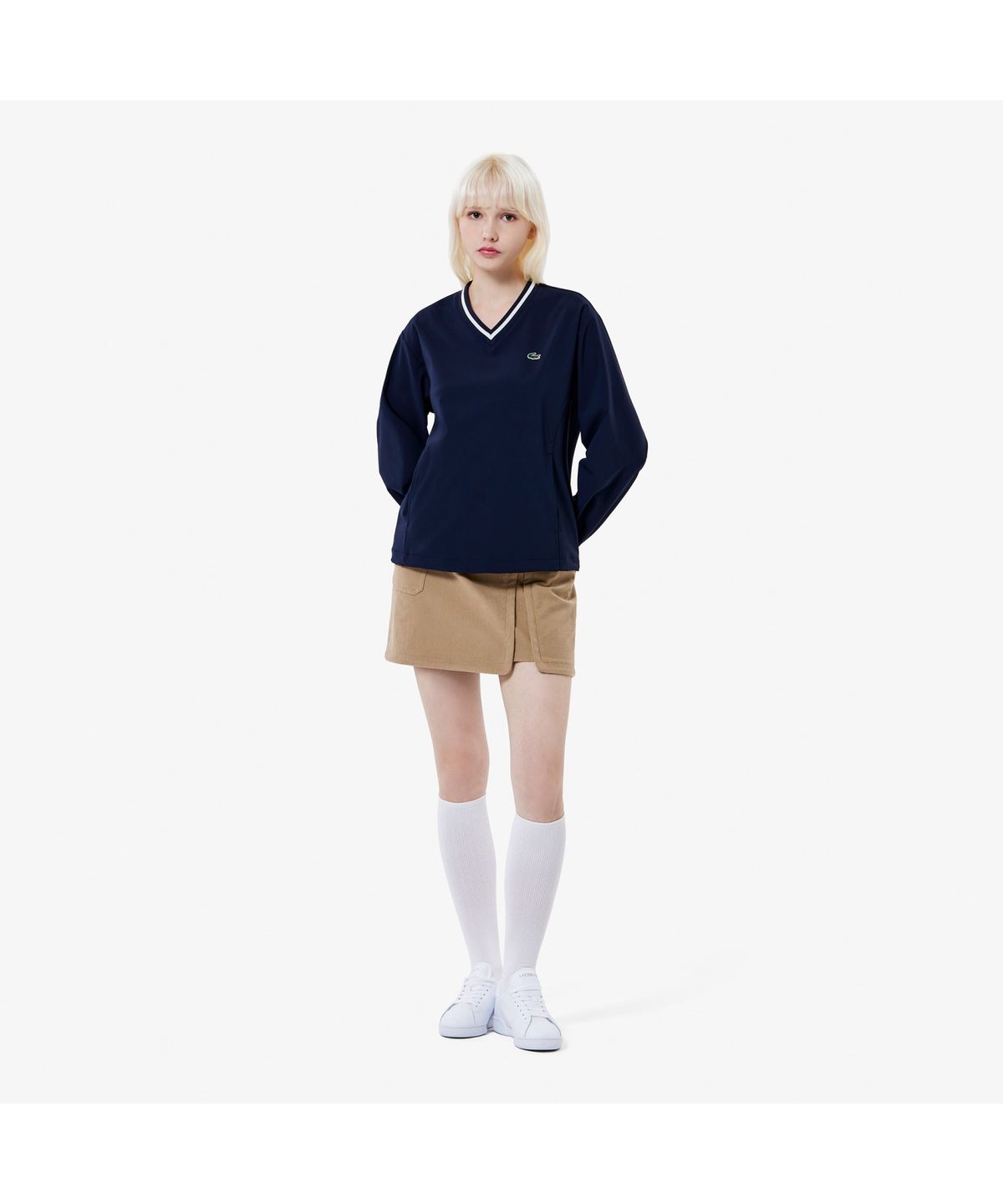 라코스테(LACOSTE) 여성 코듀로이 스커트 JF219E-55N 02S