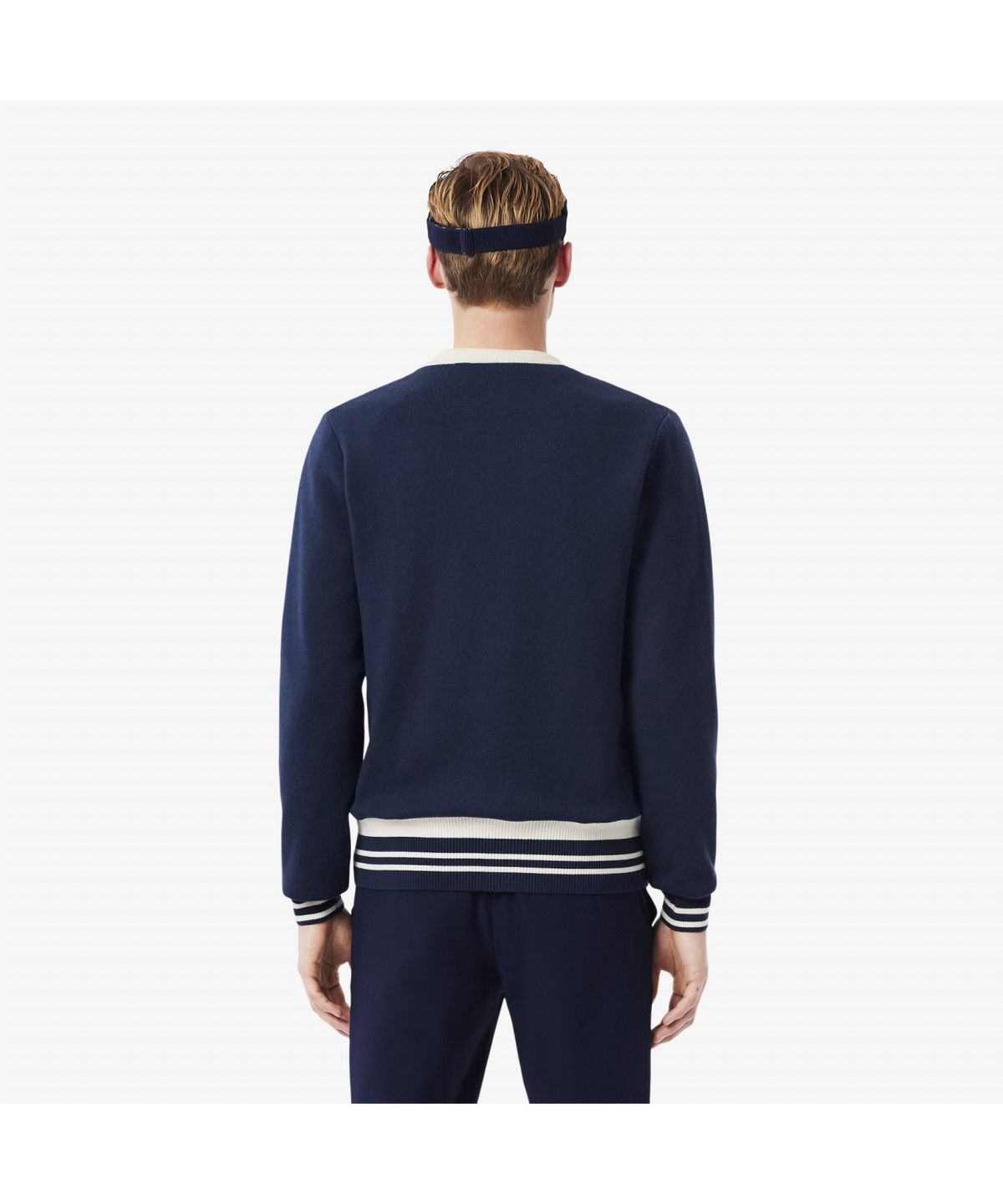 라코스테(LACOSTE) 남성 골프 컬러티핑 방풍 가디건 AH7725-55N HHW