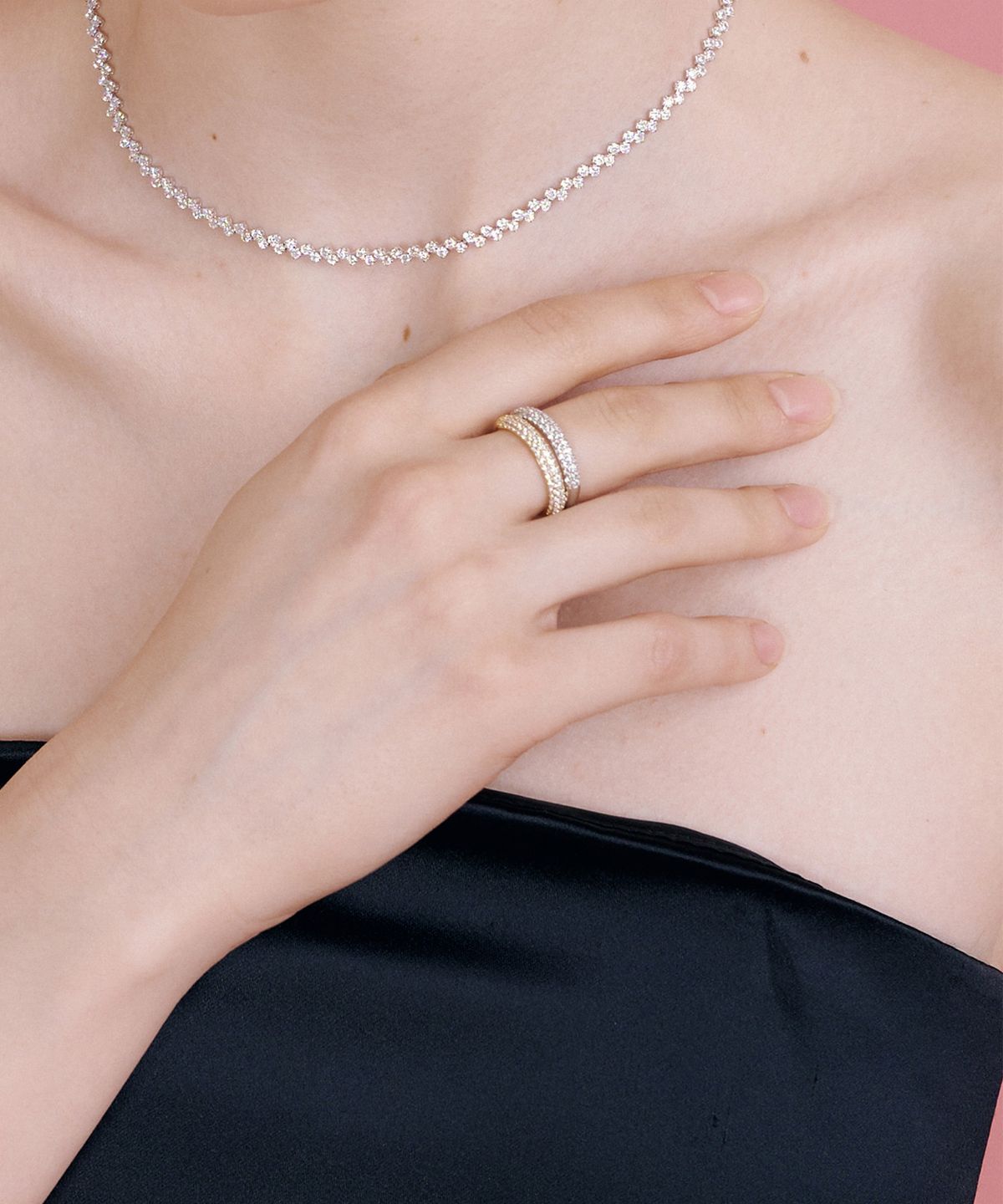 마티아스(MATIAS) Half dome Ring (Gold/Silver)