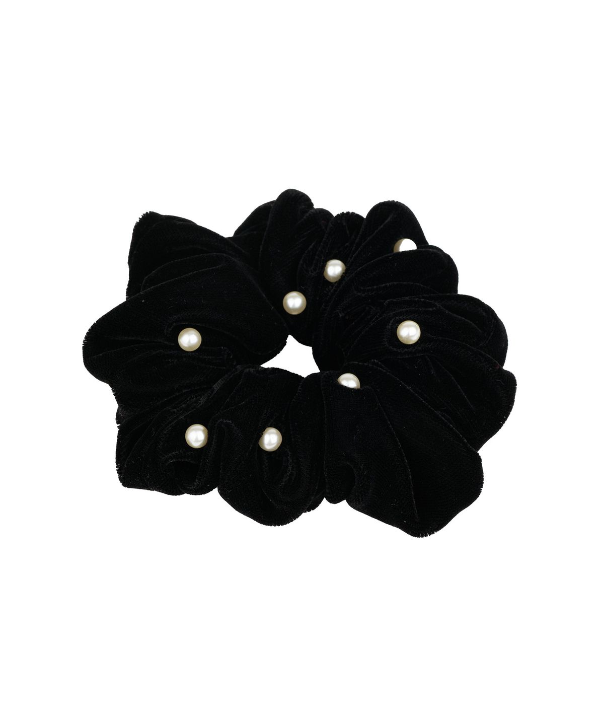 마티아스(MATIAS) Pearl Scrunchie (Black)