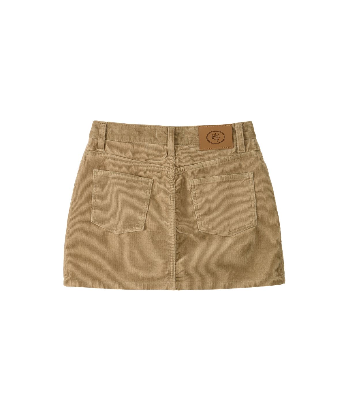 판도라핏(PANDORAFIT) Cott Ribbed Skirt (beige)