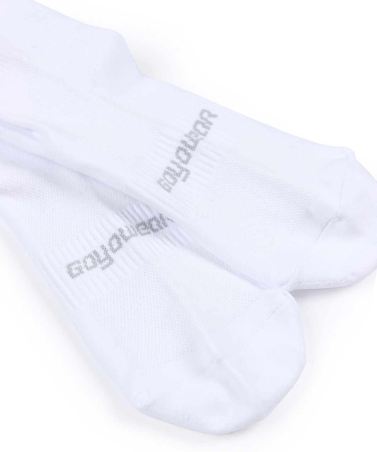 고요웨어(GOYOWEAR) 러닝 크루 삭스 (화이트)