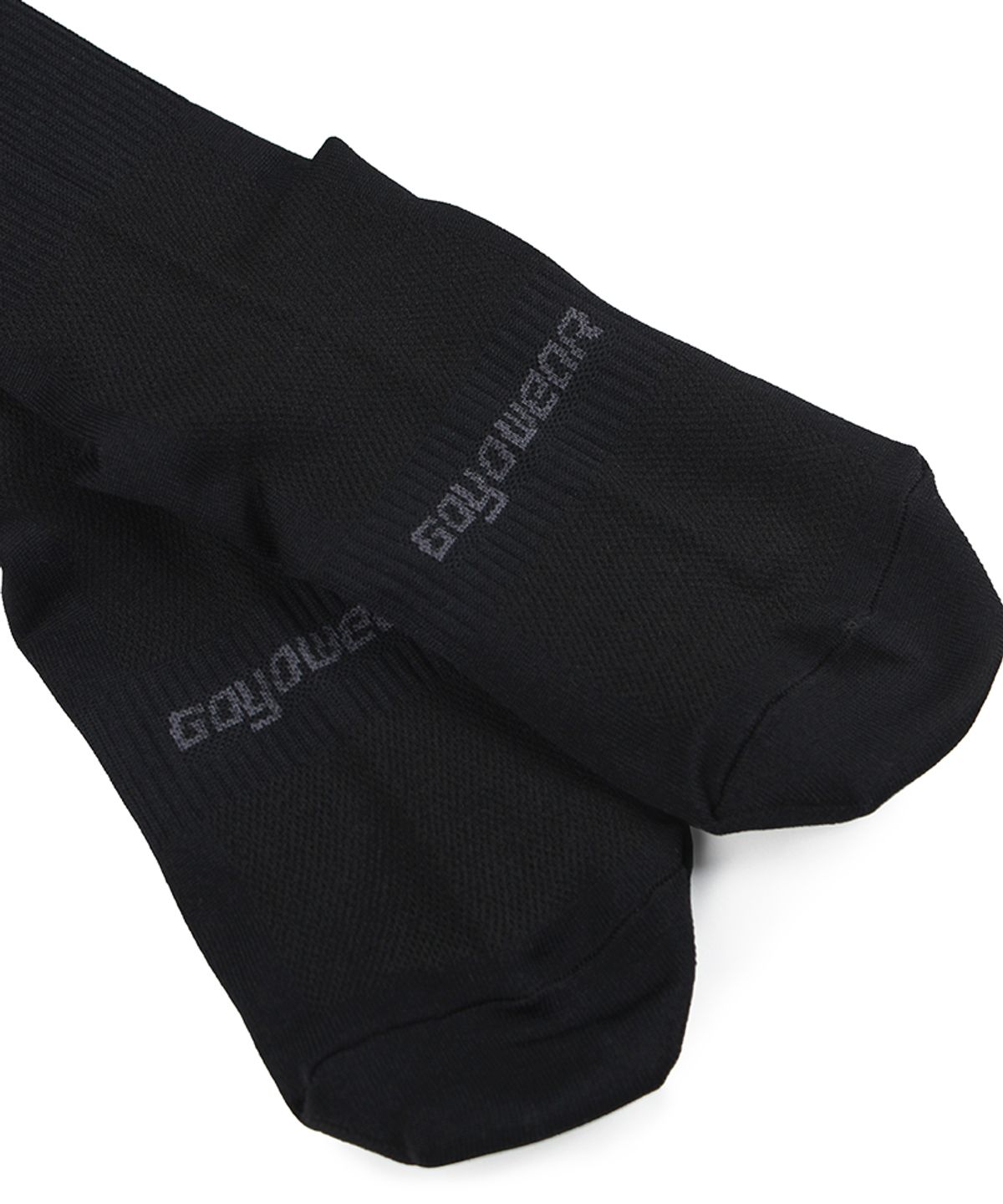 고요웨어(GOYOWEAR) 러닝 크루 삭스 (블랙)