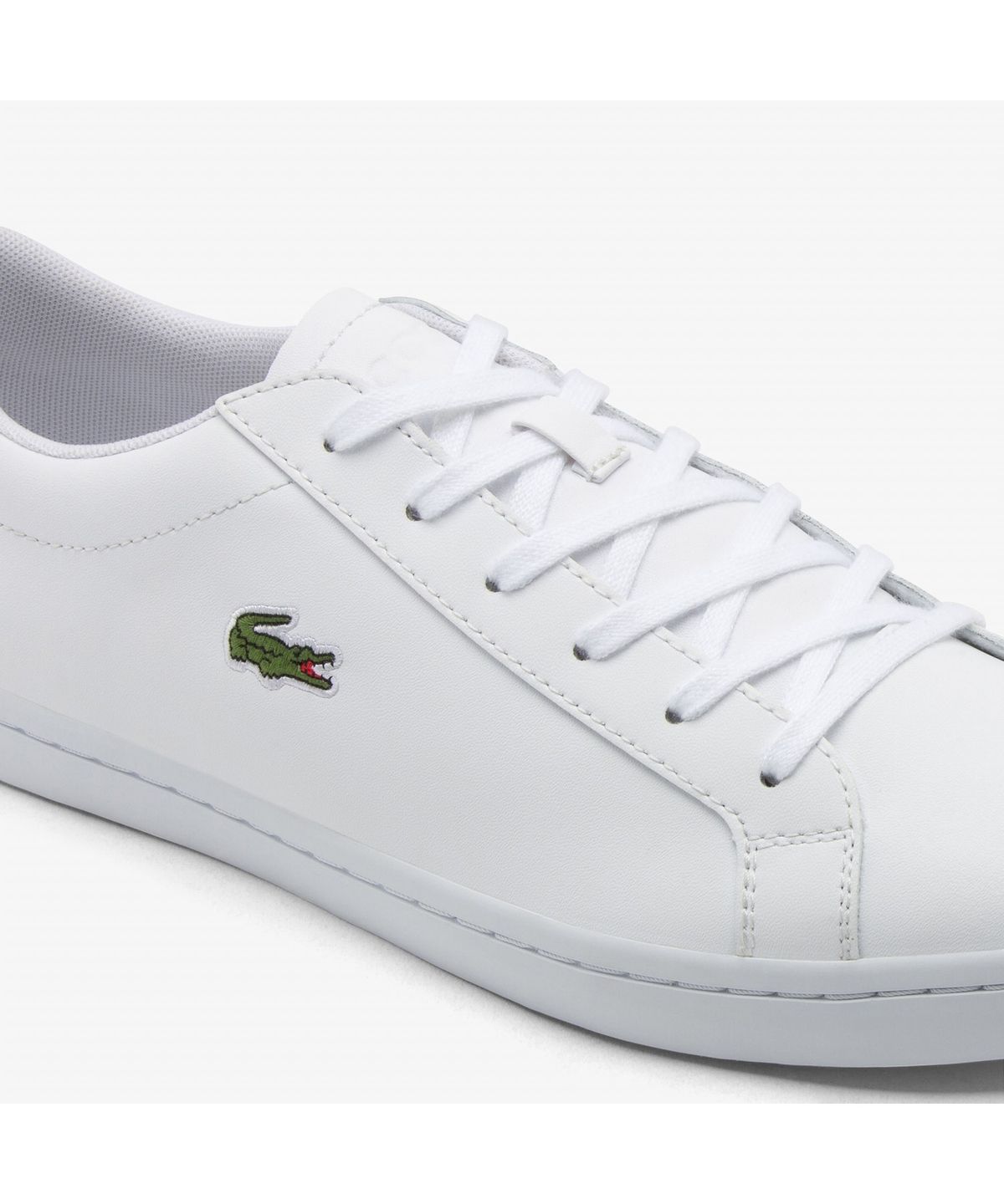 라코스테(LACOSTE) 남성 Straightset 2.0 레더 스니커즈 RZ0178M55N 21G