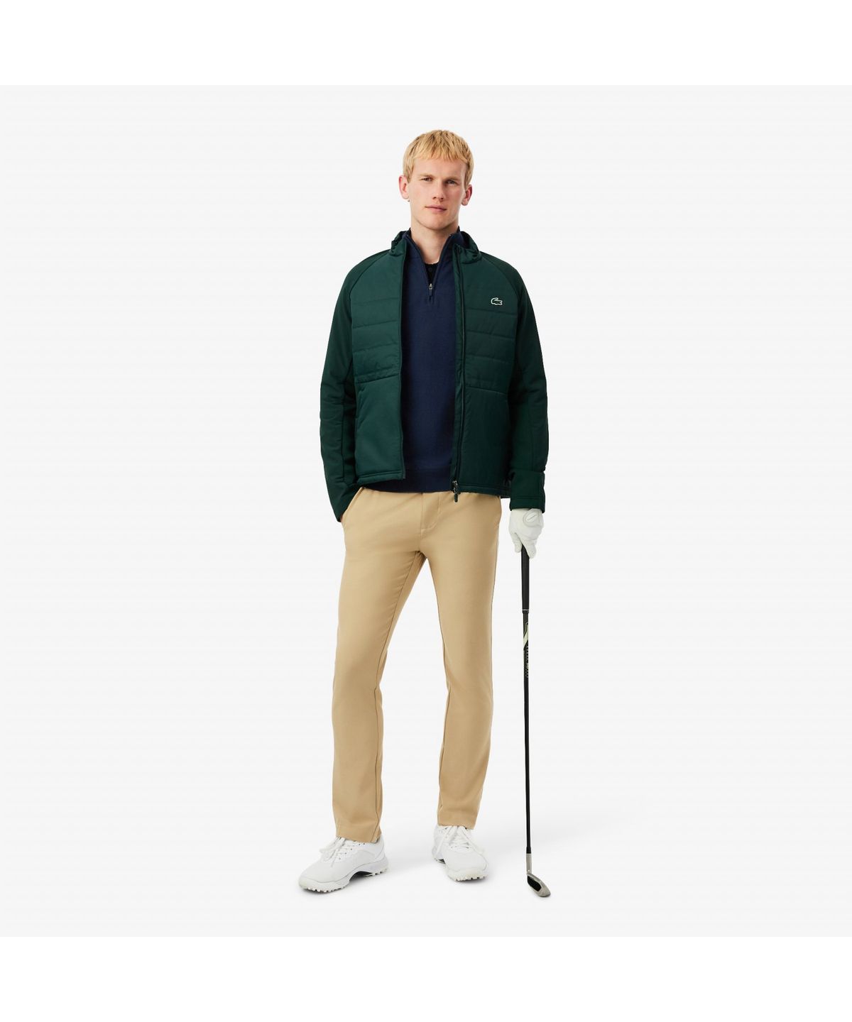라코스테(LACOSTE) 남성 베이직 골프 반집업 스웨터 AH4808-55N 166