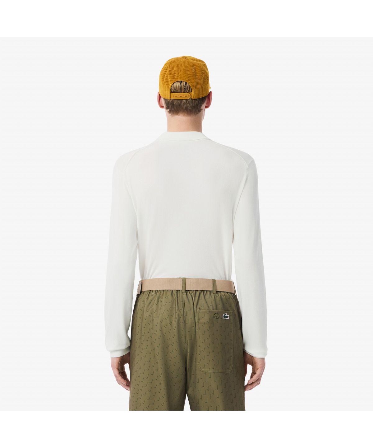 라코스테(LACOSTE) 남성 베이직 골프 긴팔 폴로 스웨터 AH4812-55N 70V