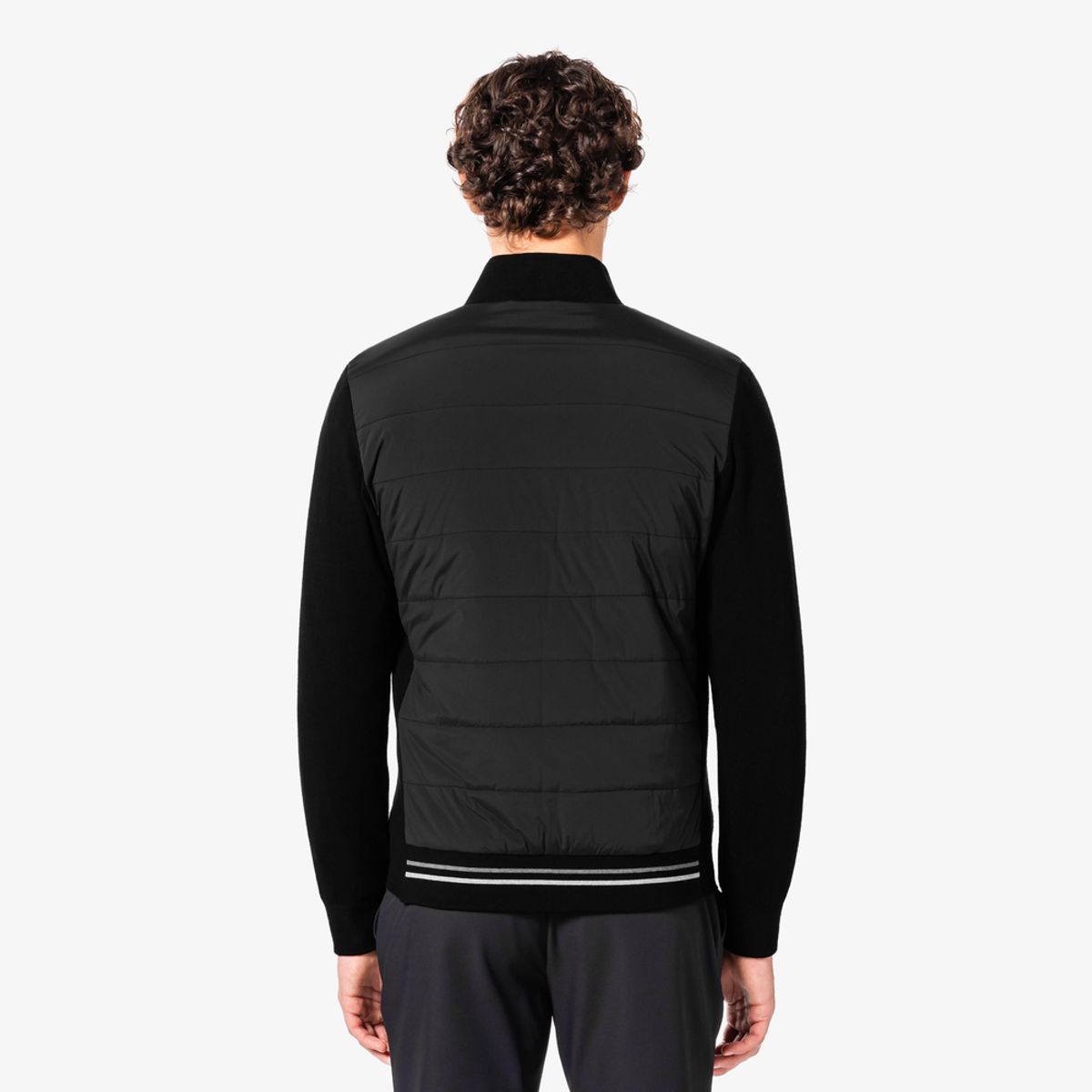 라코스테(LACOSTE) 남성 골프 팁핑 하이브리드 풀집업 스웨터 AH922E-55N 031