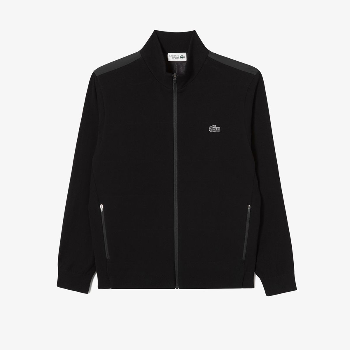 라코스테(LACOSTE) 남성 골프 팁핑 하이브리드 풀집업 스웨터 AH922E-55N 031