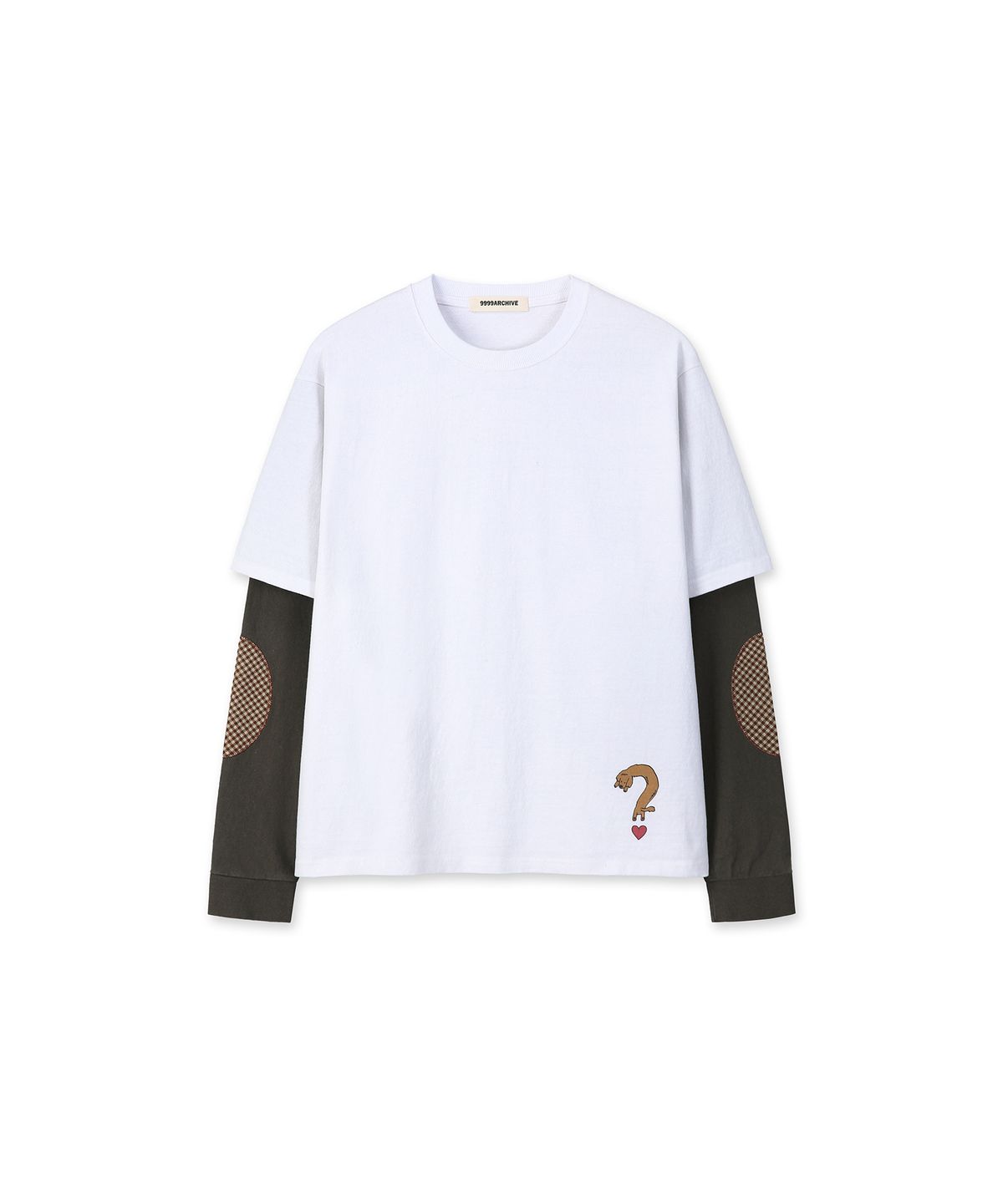 9999아카이브(9999ARCHIVE) [9999xMIKO] Layered Patch Long Sleeves