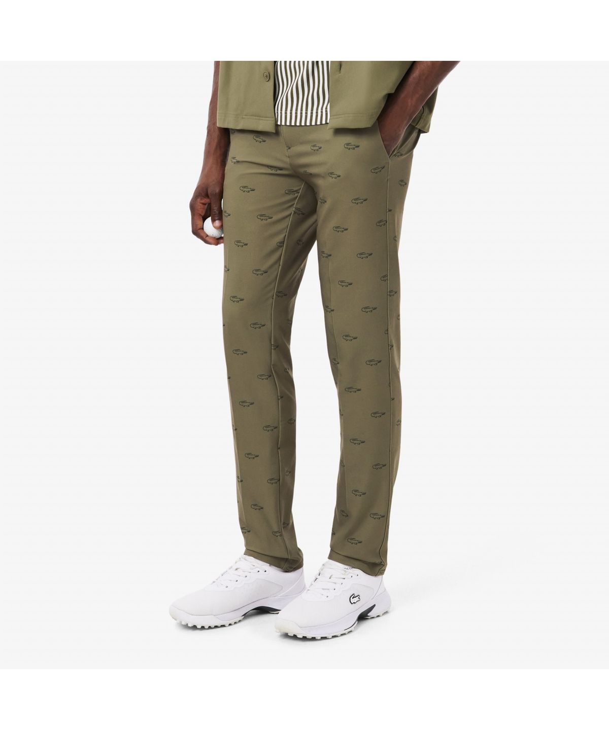 라코스테(LACOSTE) 남성 골프 테이퍼드 치노 팬츠 HH0921-55N E9F