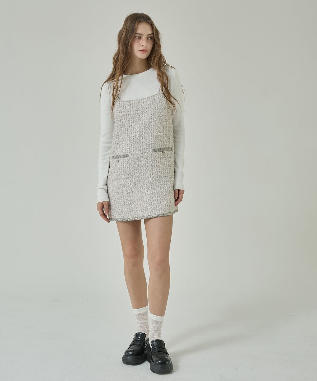 라피네아뜰리에(RAFFINE ATELIER) 리파인 트위드 원피스