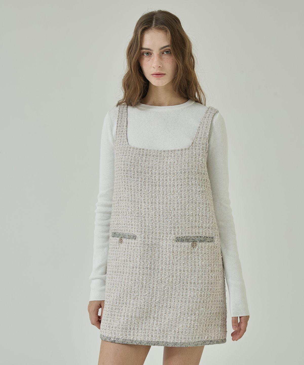 라피네아뜰리에(RAFFINE ATELIER) 리파인 트위드 원피스