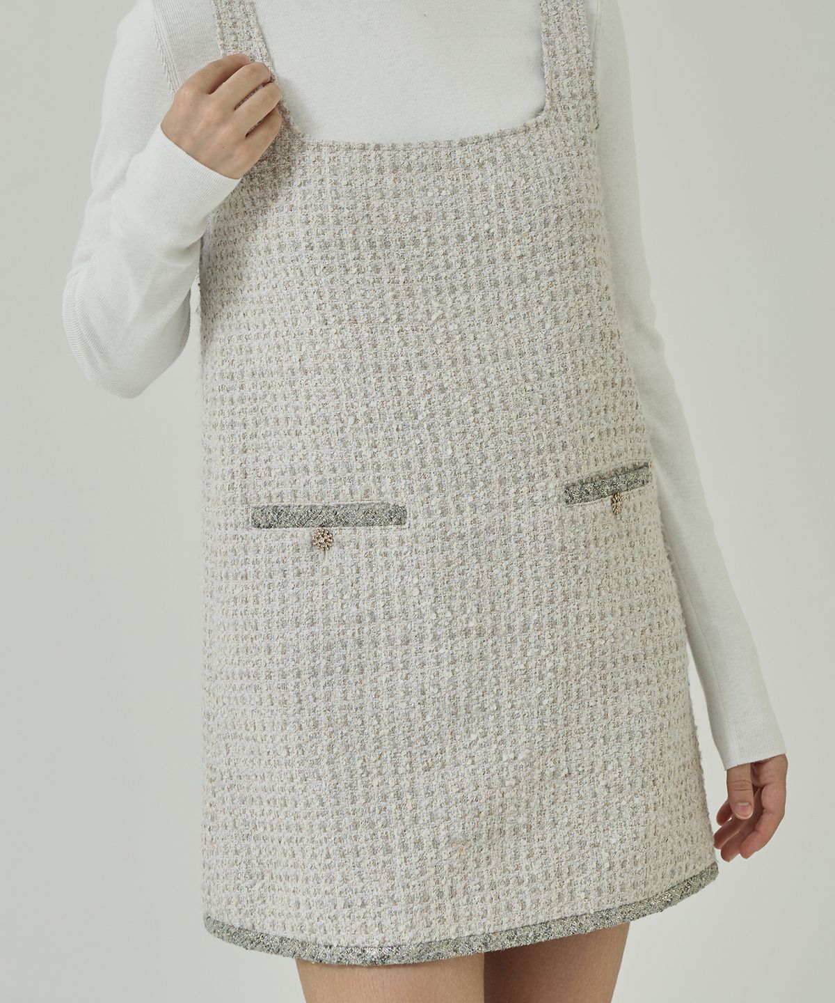 라피네아뜰리에(RAFFINE ATELIER) 리파인 트위드 원피스