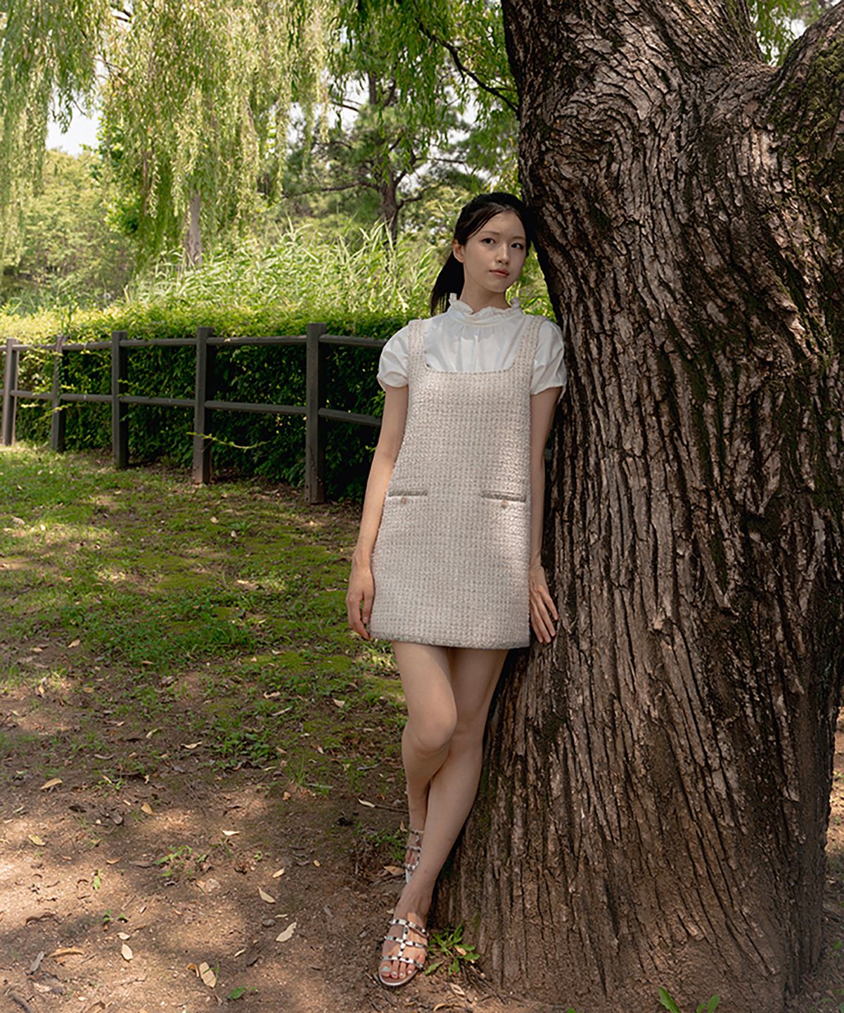라피네아뜰리에(RAFFINE ATELIER) 리파인 트위드 원피스