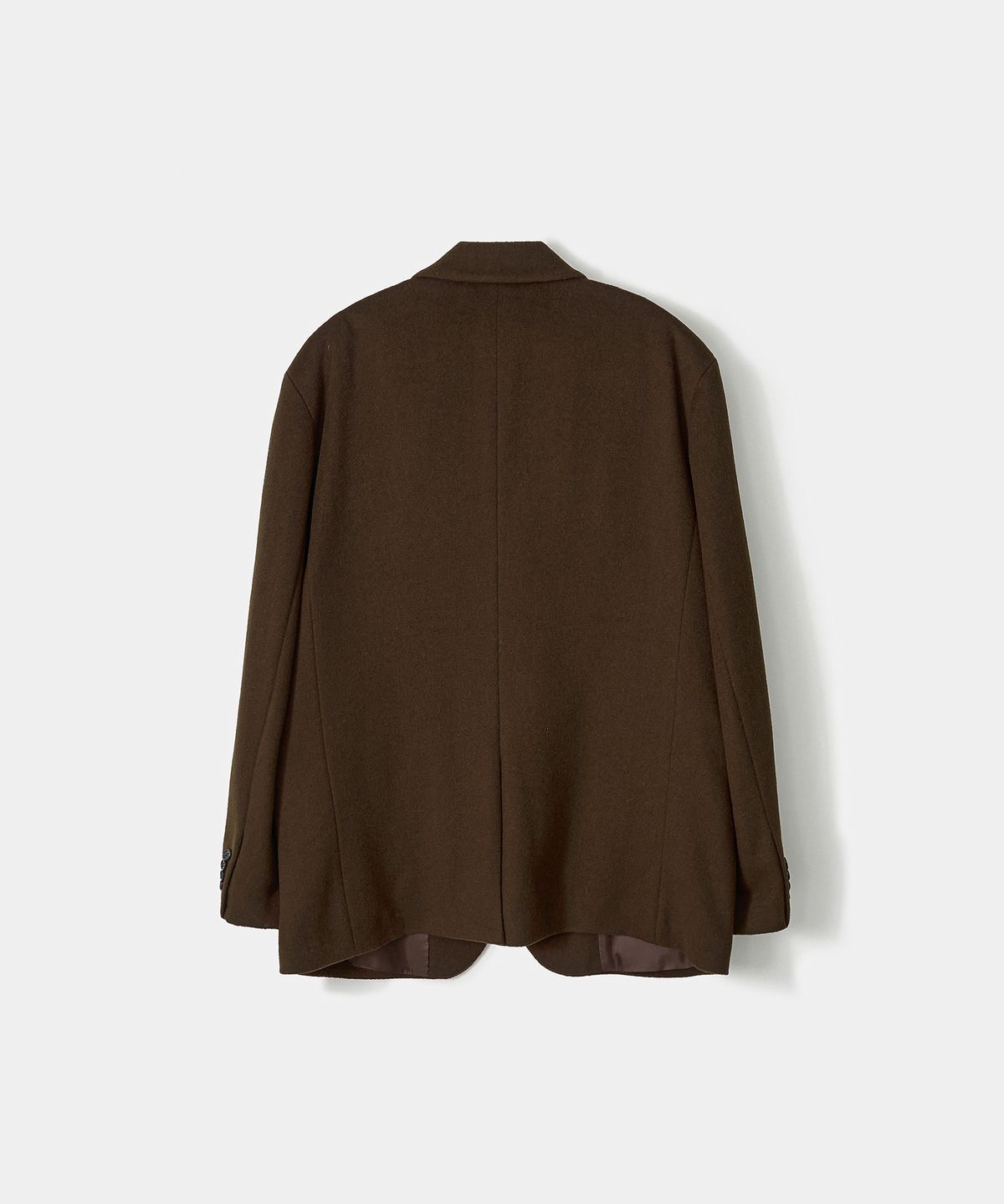 트립르센스(TRIP LE SENS) [F/W]커스텀 울 세미 오버 블레이저_브라운
