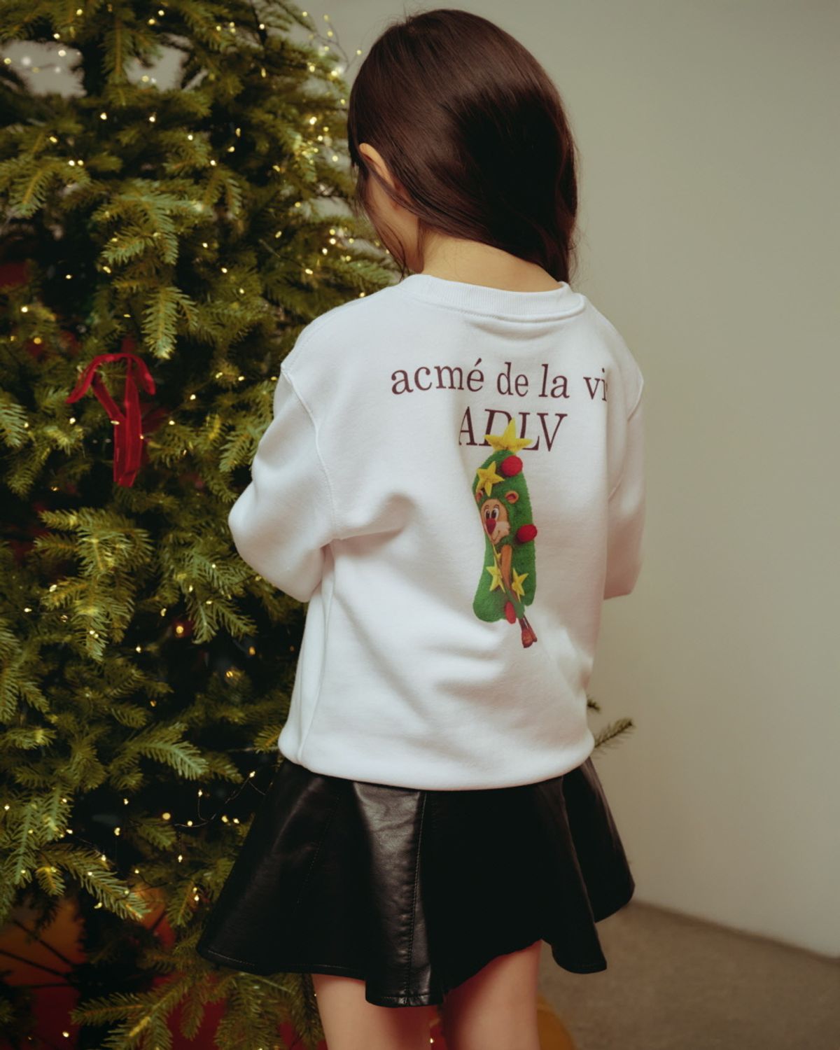 아크메드라비 키즈(acmedelaviekids) KIDS AC BEAR TREE SWEATSHIRT (3COLOR)