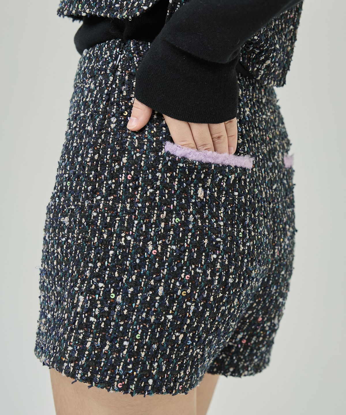 라피네아뜰리에(RAFFINE ATELIER) 라일락 반바지