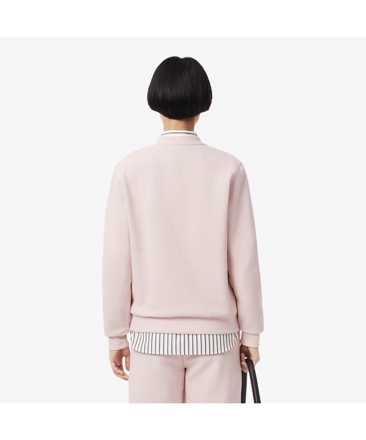 라코스테(LACOSTE) 여성 더블페이스 피케 크루넥 스웻셔츠 SF5245-55N ADY