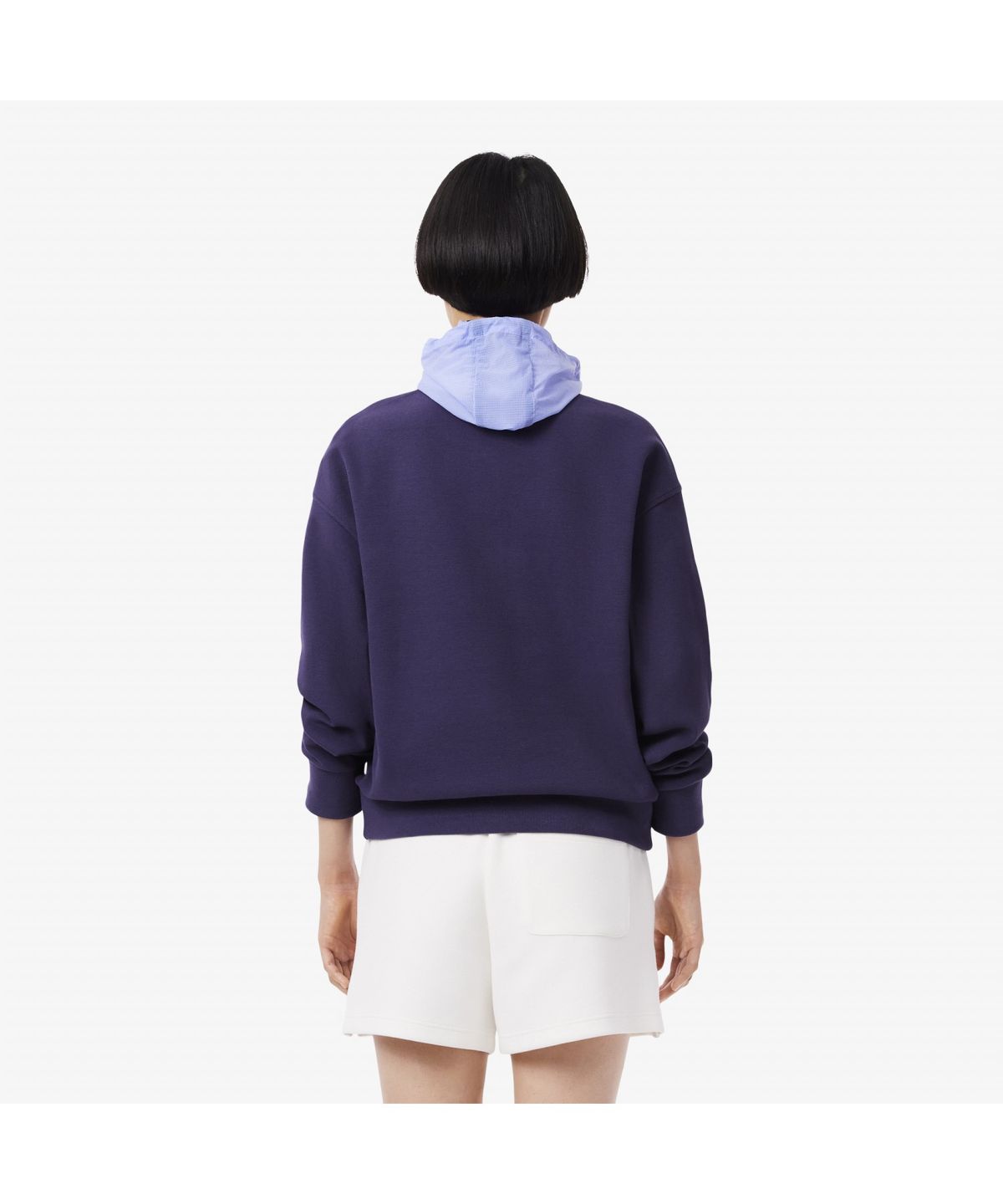 라코스테(LACOSTE) 여성 더블페이스 피케 하프집업 스웻셔츠 SF5271-55N ZSV