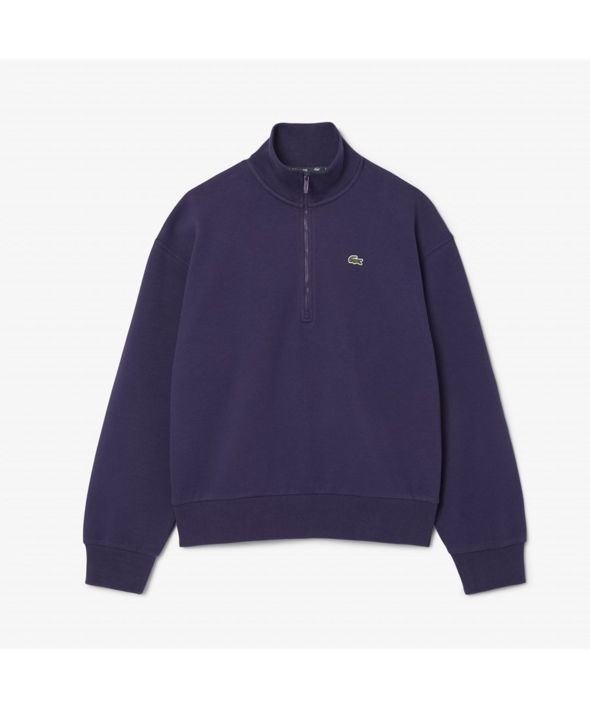 라코스테(LACOSTE) 여성 더블페이스 피케 하프집업 스웻셔츠 SF5271-55N ZSV