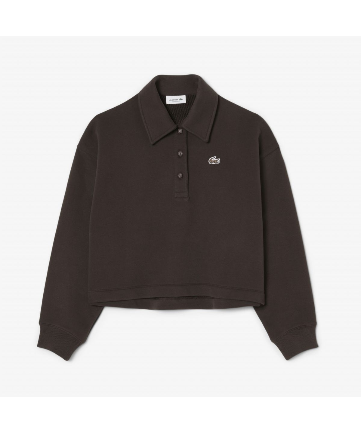 라코스테(LACOSTE) 여성 체크 크록 폴로 스웻셔츠 SF5275-55N SKB