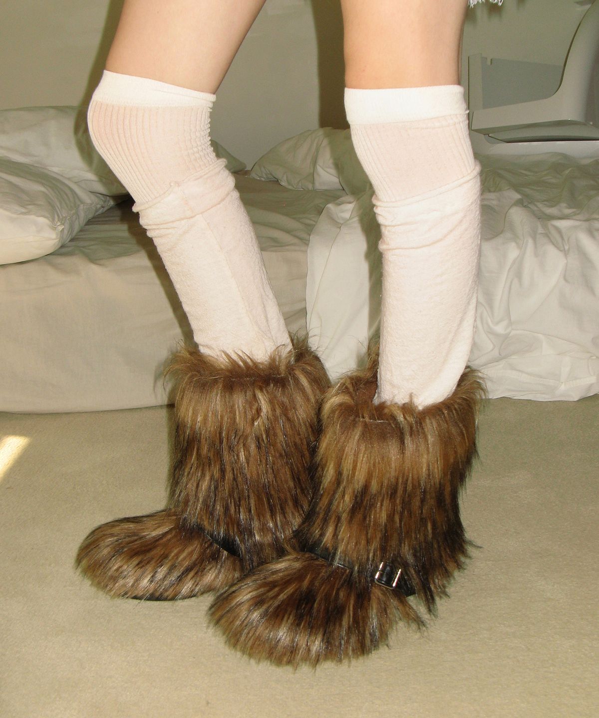 포기무디(FOGGY MOODY) Raccoon 0038. Fur Boots