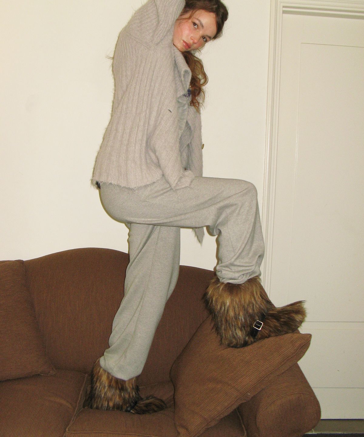 포기무디(FOGGY MOODY) Raccoon 0038. Fur Boots