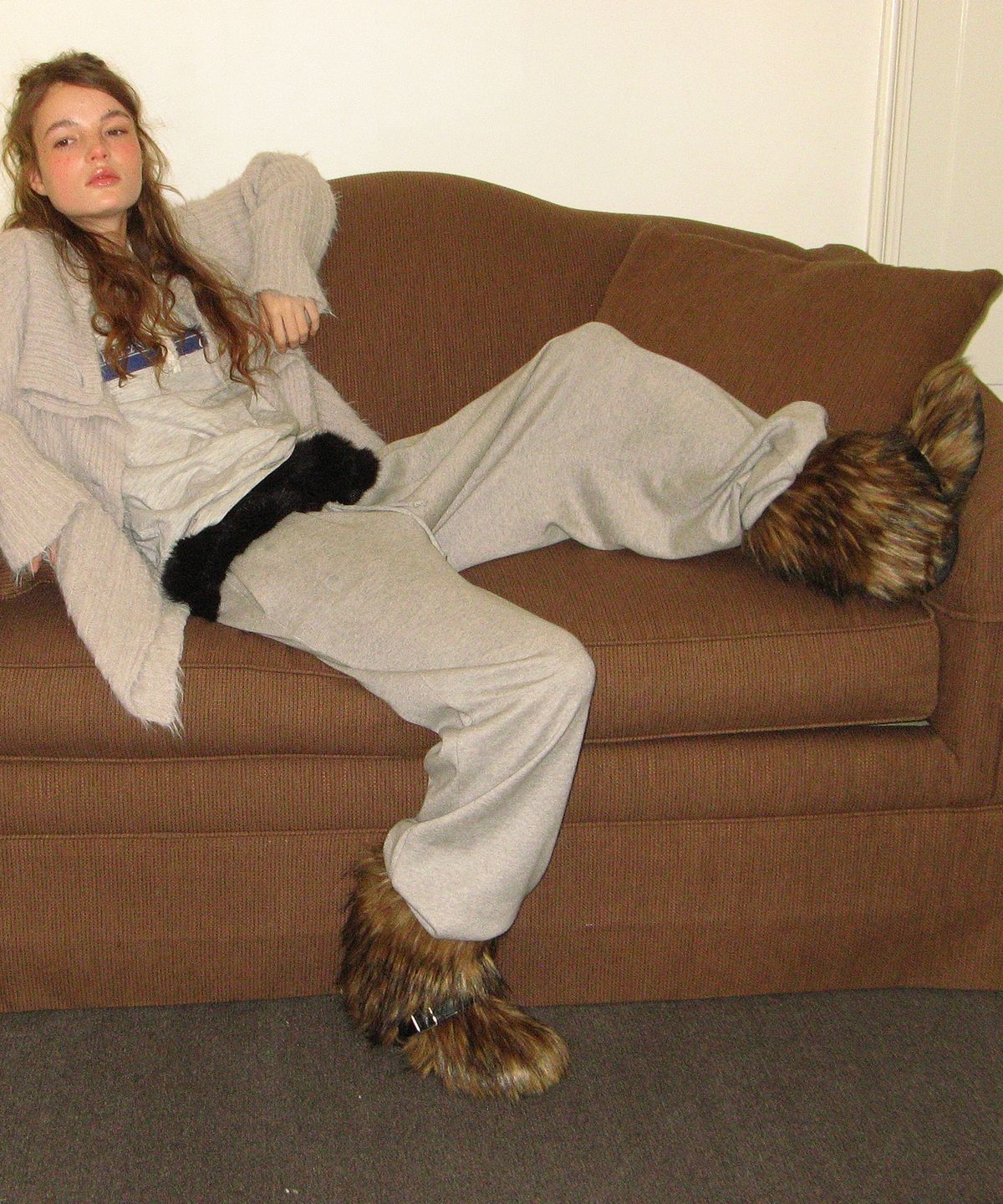 포기무디(FOGGY MOODY) Raccoon 0038. Fur Boots