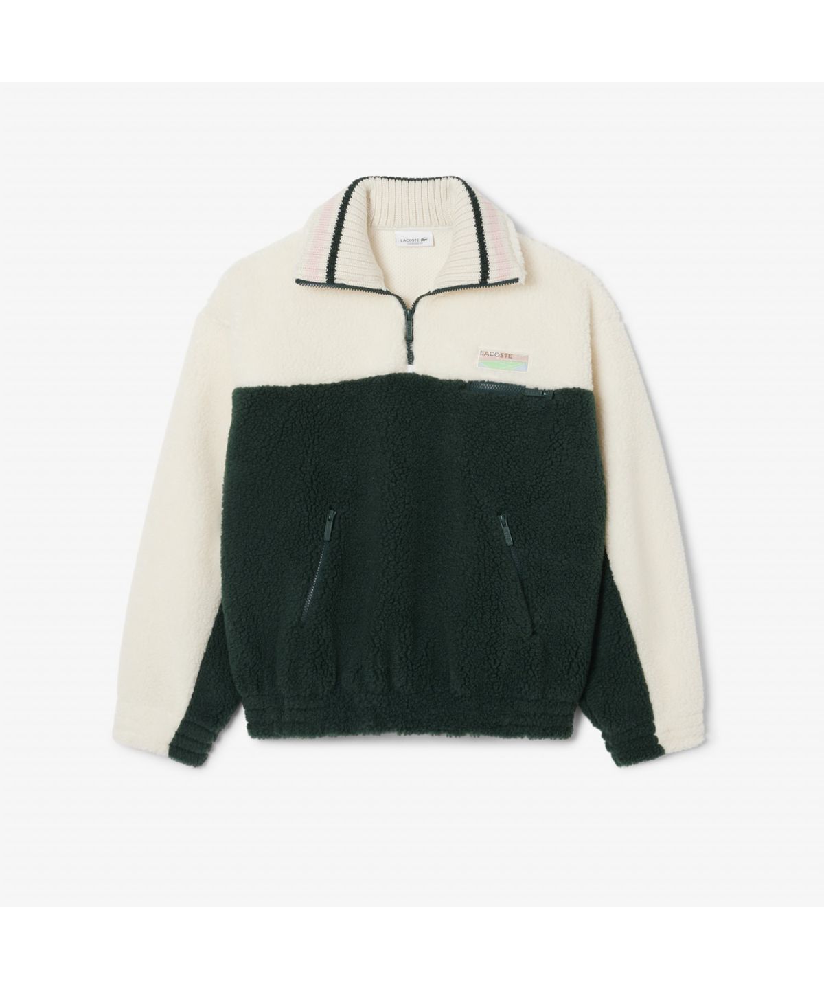 라코스테(LACOSTE) 여성 폴라폴리스 하프집업 스웻셔츠 SF5266-55N F2I