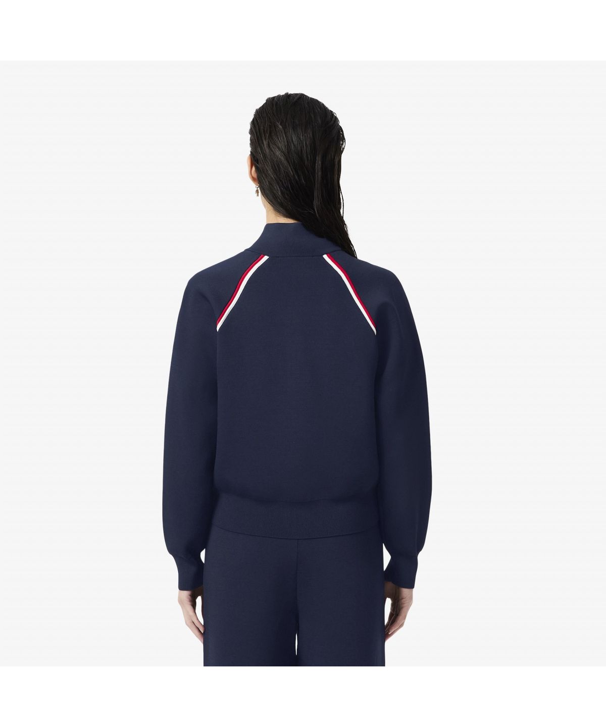 라코스테(LACOSTE) 여성 더블페이스 집업 스웨터 AF0243-55N J7E
