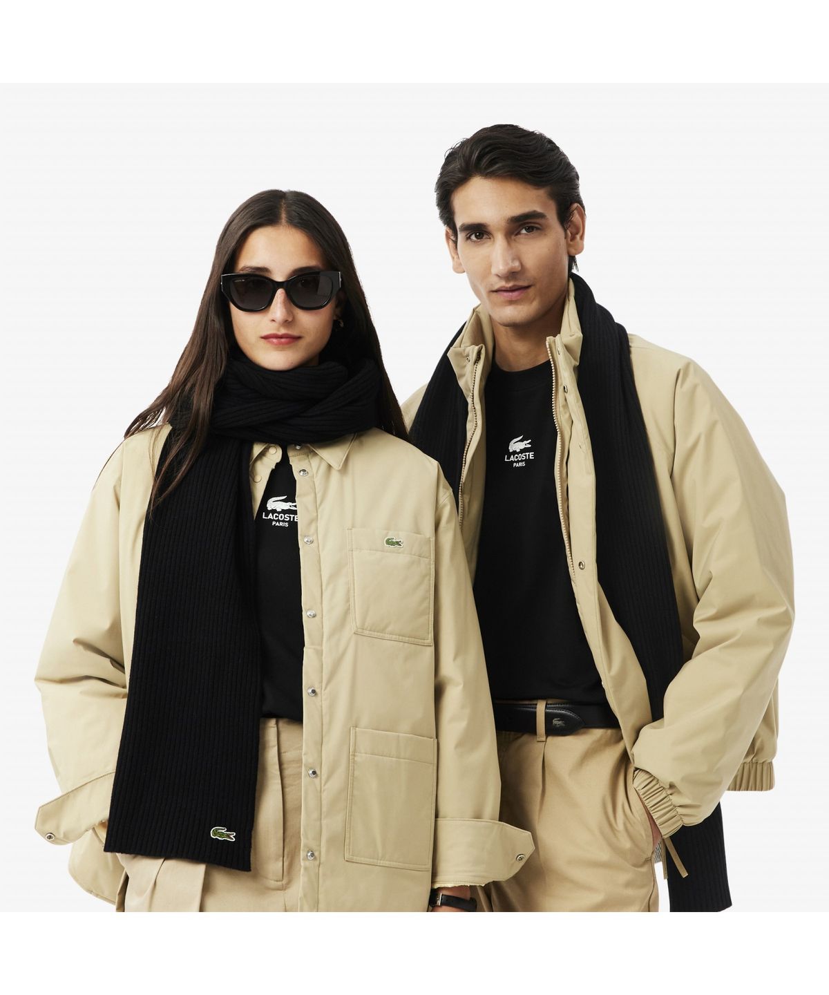 라코스테(LACOSTE) 남성 울 베이직 플레인 머플러 RE0058-55N 031
