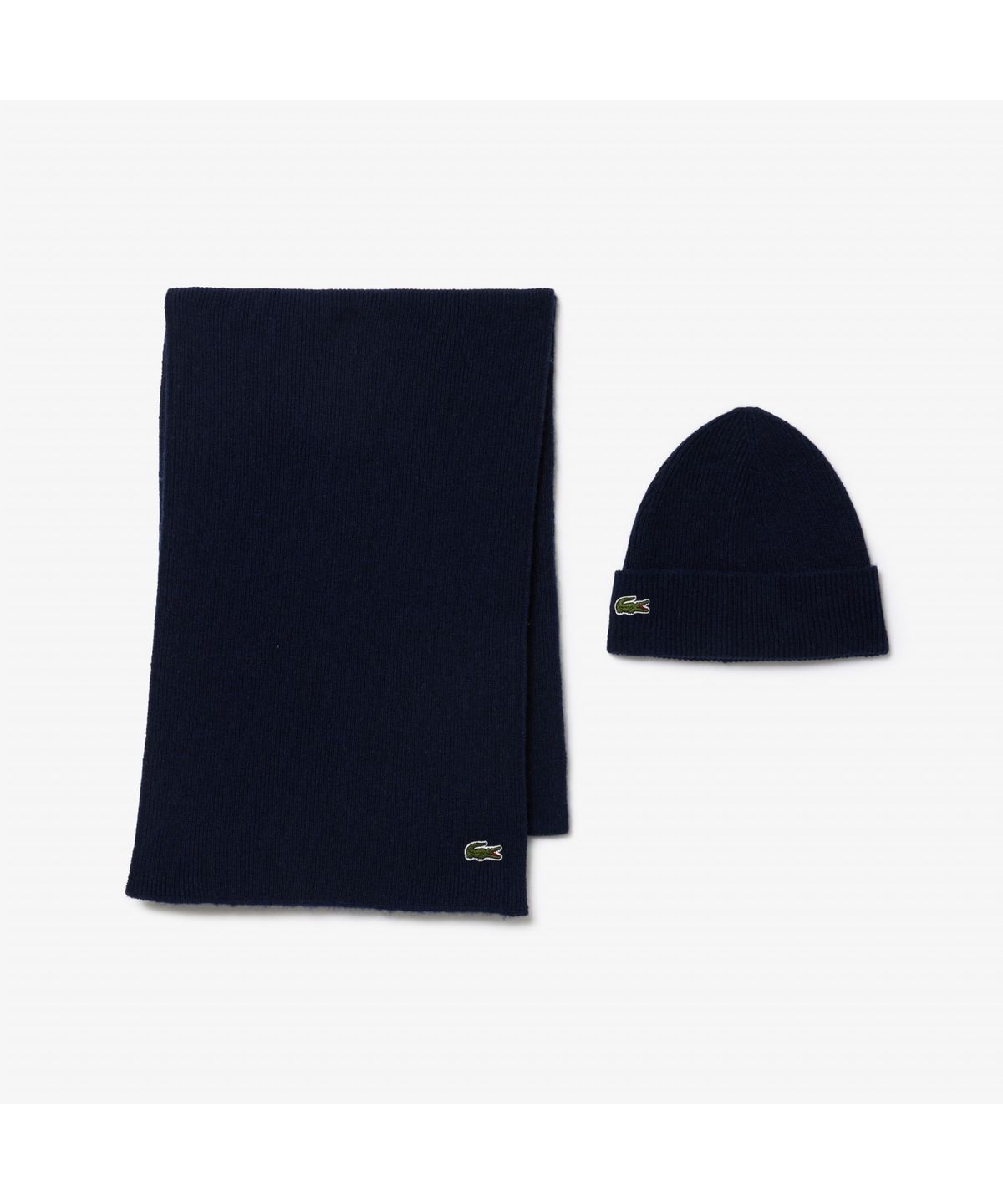 라코스테(LACOSTE) 남성 머플러 비니 기프트 세트 RB5385-55N 166