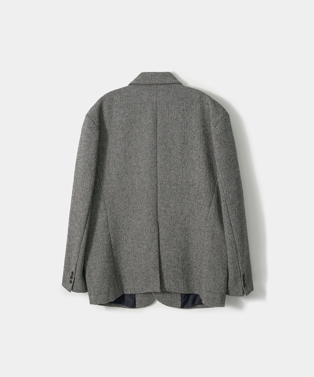 트립르센스(TRIP LE SENS) [F/W]투 플랩 포켓 3B 블레이저_헤링본 블랙