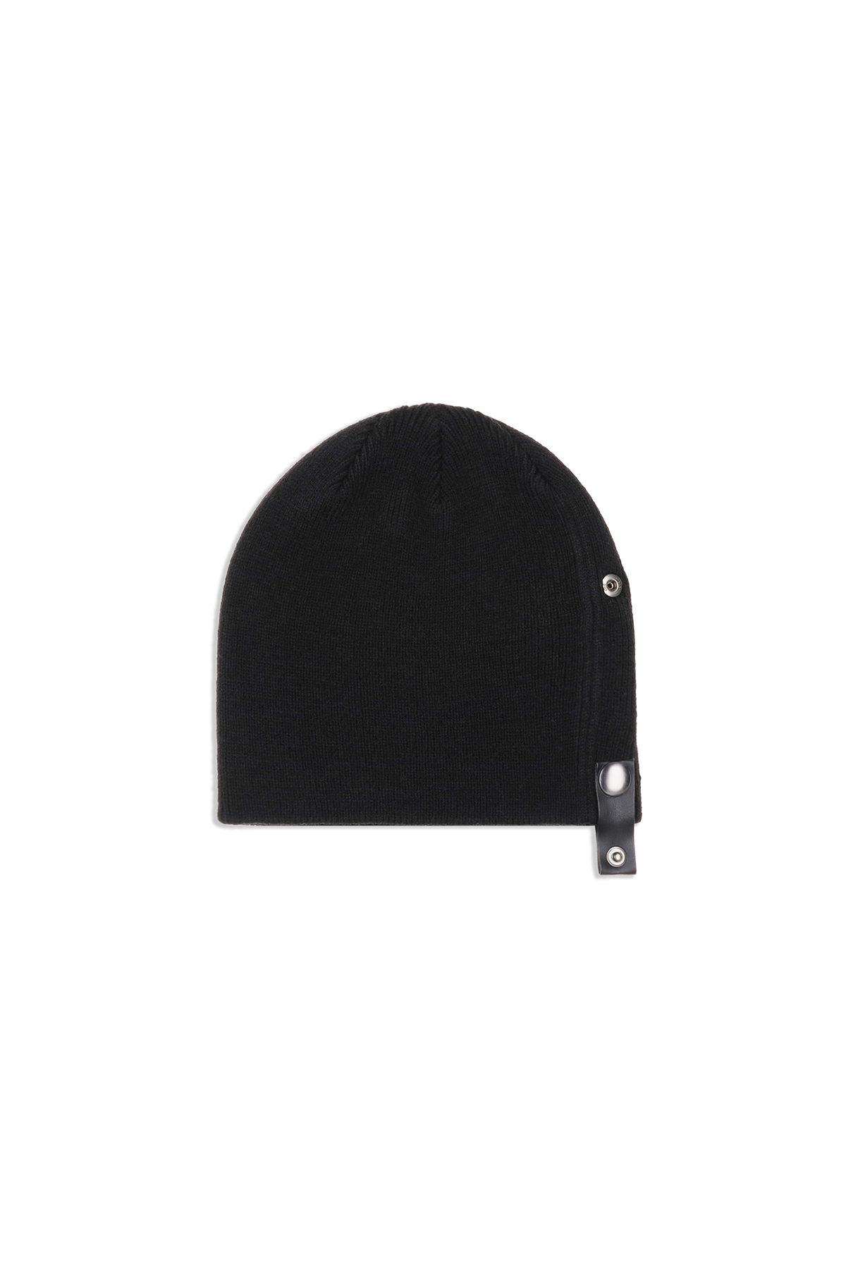 폼리쉬(FORMLICH) LEATHER CLIP BEANIE / BLACK