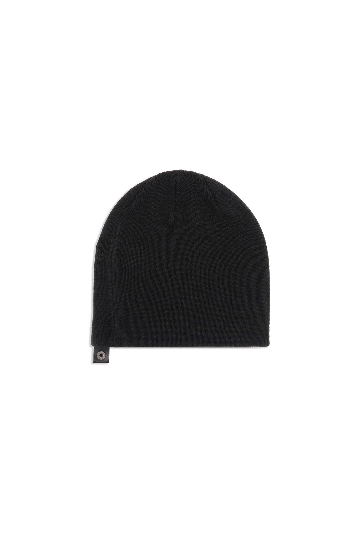 폼리쉬(FORMLICH) LEATHER CLIP BEANIE / BLACK