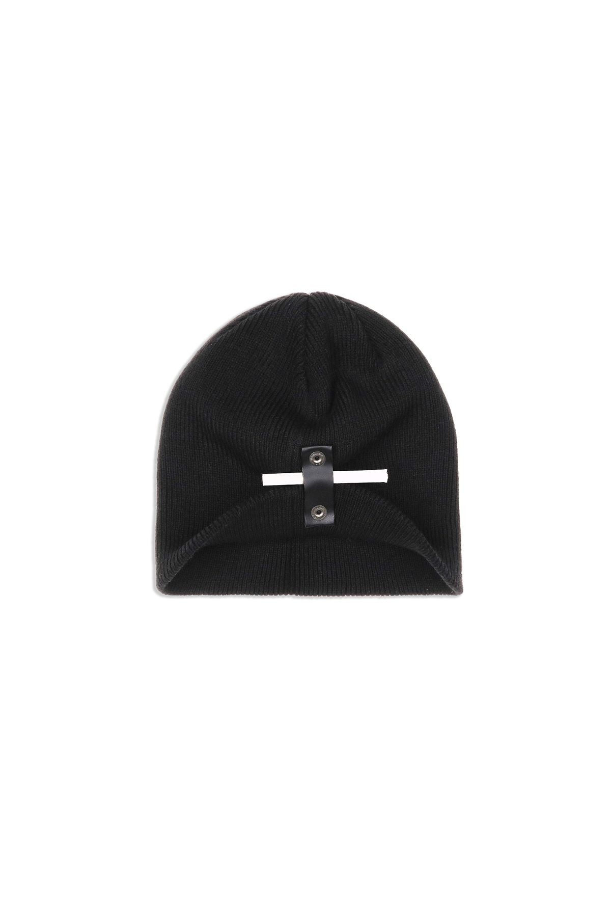 폼리쉬(FORMLICH) LEATHER CLIP BEANIE / BLACK