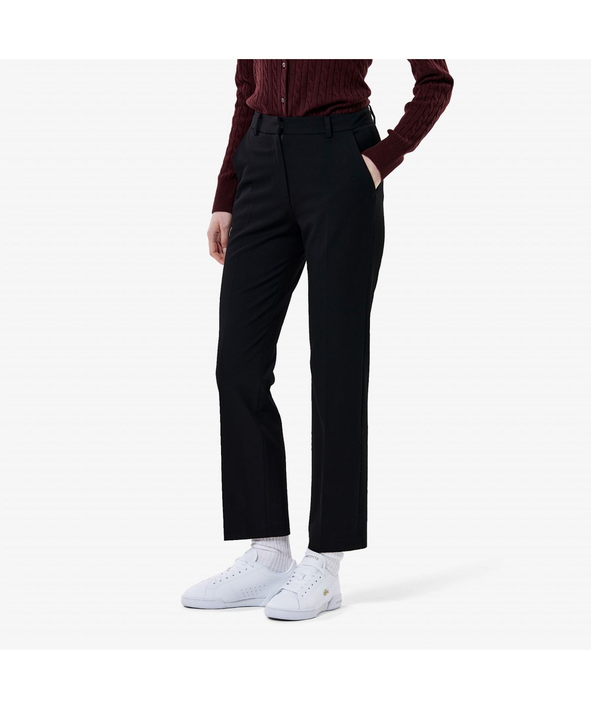 라코스테(LACOSTE) 여성 세미플레어 팬츠 HF531E-55N 031