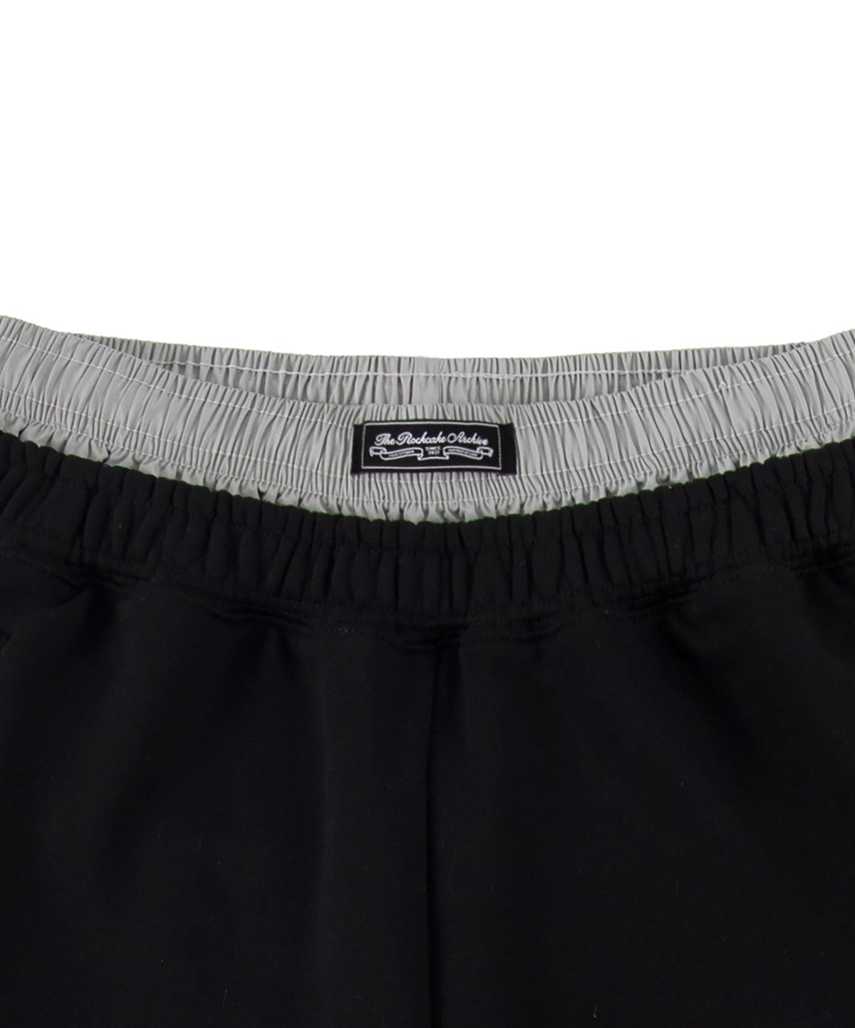 락케이크(ROCKCAKE) Boxer Layered Curved 2way Jogger - Black