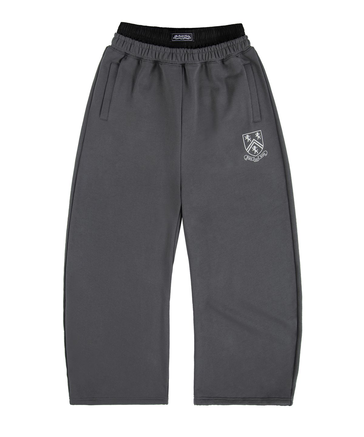락케이크(ROCKCAKE) Boxer Layered Curved 2way Jogger - Charcoal
