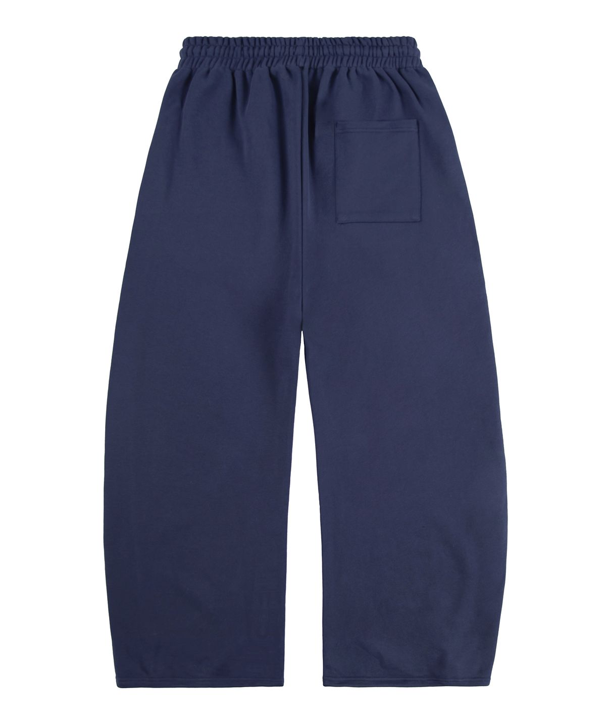 락케이크(ROCKCAKE) Lettering Wide Curved Jogger - Navy